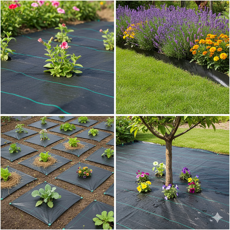 Manta Anti-Ervas 10un – Proteção Premium para Jardim e Lavoura