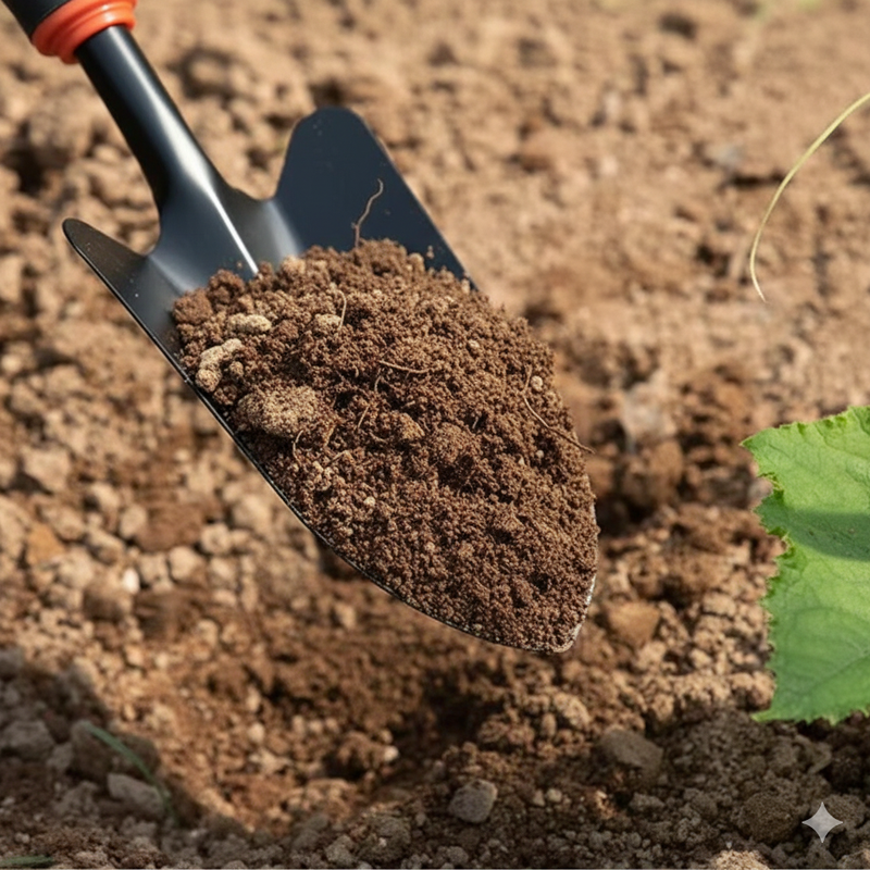 Pá de Mão para Jardinagem – Aço Resistente e Cabo Ergonômico