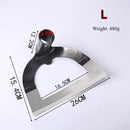 Enxada Furada Profissional de Aço Carbono – Capina e Afrouxamento do Solo Sem Esforço