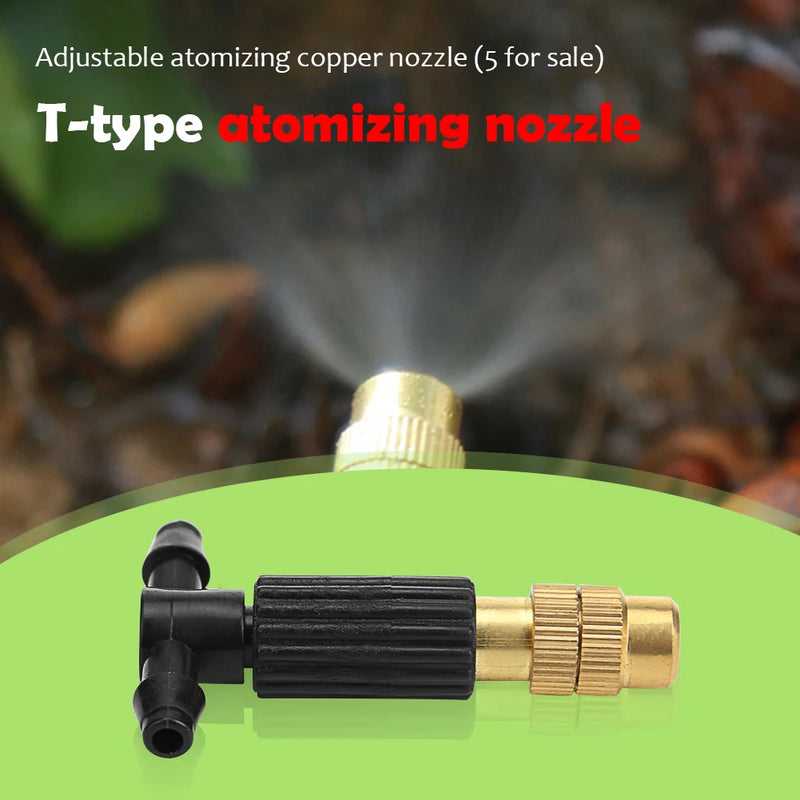 Bicos Nebulizadores Ajustáveis 4/7mm para Irrigação (5 a 20 unid.)