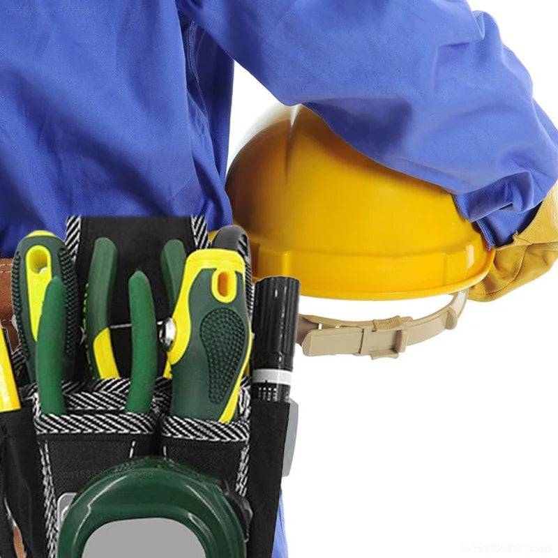 Bolsa de Ferramentas em Nylon 600D – Cinturão Organizador para Eletricista e Manutenção