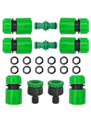 Conector Rápido ABS para Mangueira de Jardim 1/2” – União Dupla Masculina