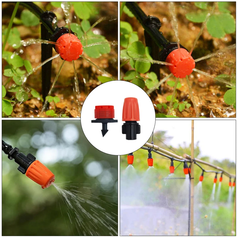 Kit de Irrigação Automática por Gotejamento com Mangueira Ajustável