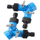 Conector Y com Válvula – Adaptador de Torneira 3/4" para Irrigação e Lavagem