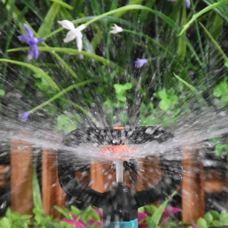 Aspersor Giratório 360° – Irrigação Automática para Jardim e Gramado