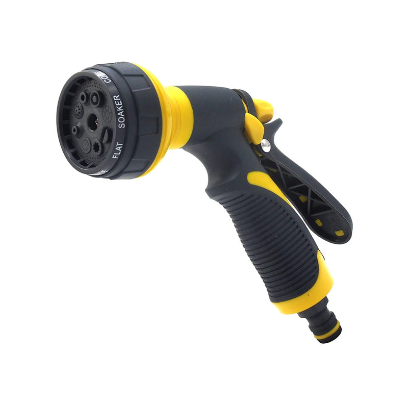 Pistola de Água Pressurizada 8 em 1 – Lave, Regue e Limpe com Potência e Precisão