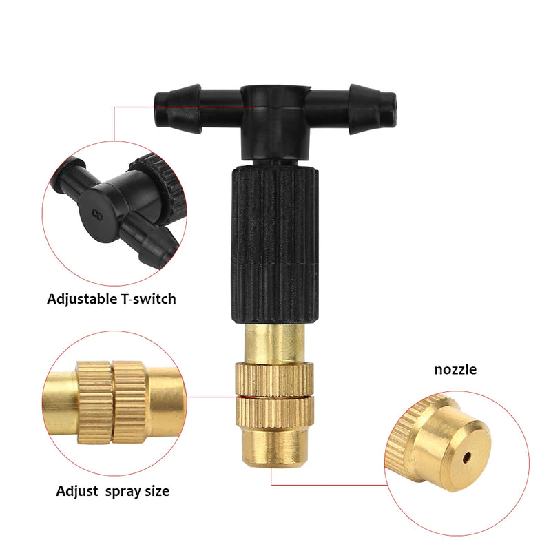 Bicos Nebulizadores Ajustáveis 4/7mm para Irrigação (5 a 20 unid.)