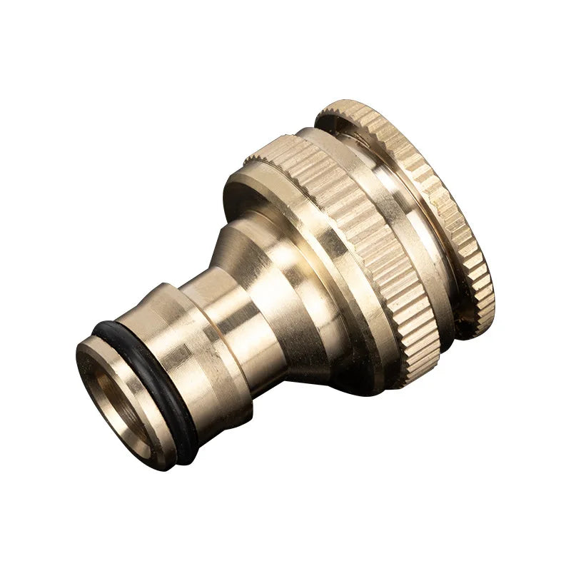 Adaptador de Mangueira em Latão para Lavadora de Alta Pressão – Conector Rosqueado 1/2'' e 3/4''