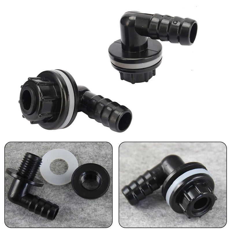 Conector Cotovelo 3/8" a 14mm – Adaptador para Mangueira e Tanque de Água
