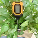 Medidor Digital de Solo 4 em 1 – pH, Umidade, Temperatura e Luz para Jardinagem Profissional