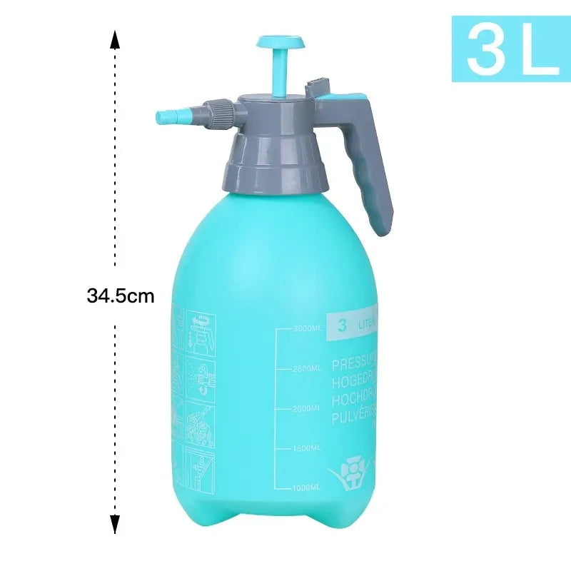 Pulverizador de Pressão Multiuso 1.5L | 2L | 3L – Para Jardinagem, Limpeza e Carros