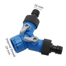 Conector Y com Válvula – Adaptador de Torneira 3/4" para Irrigação e Lavagem