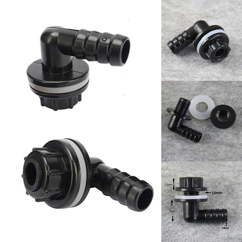 Conector Cotovelo 3/8" a 14mm – Adaptador para Mangueira e Tanque de Água