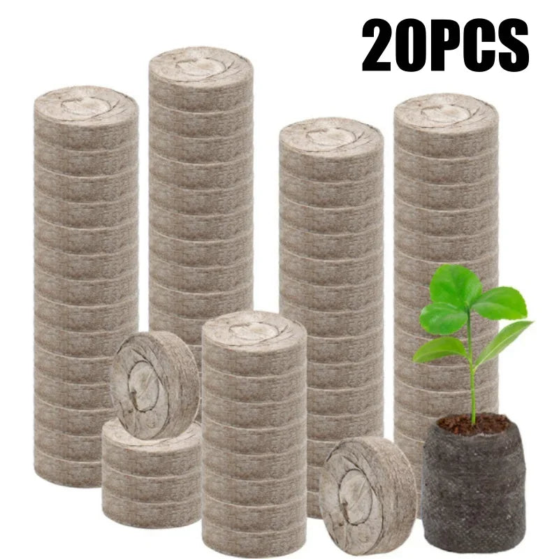 Bloco de Plantio de Fibra Natural – Solo Comprimido Substrato Natural e Sustentável