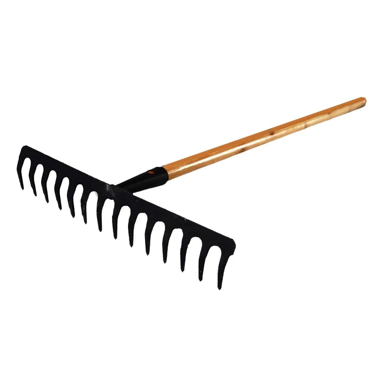 Ancinho Agrícola de Aço Inoxidável – 14 Dentes para Jardim e Fazenda