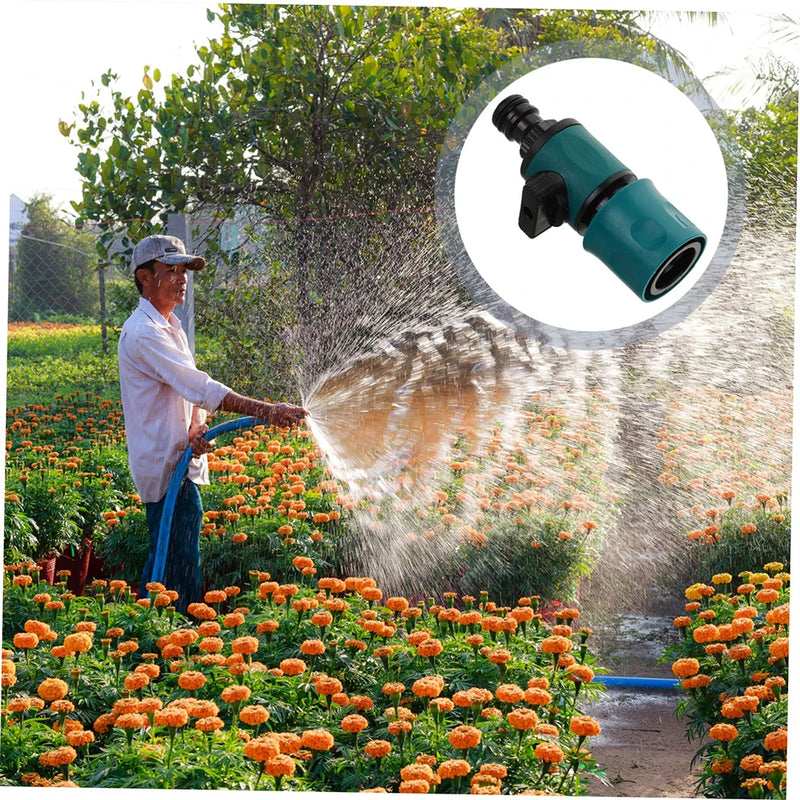 Conector Rápido com Válvula para Mangueira – Adaptador de Irrigação 1/2"
