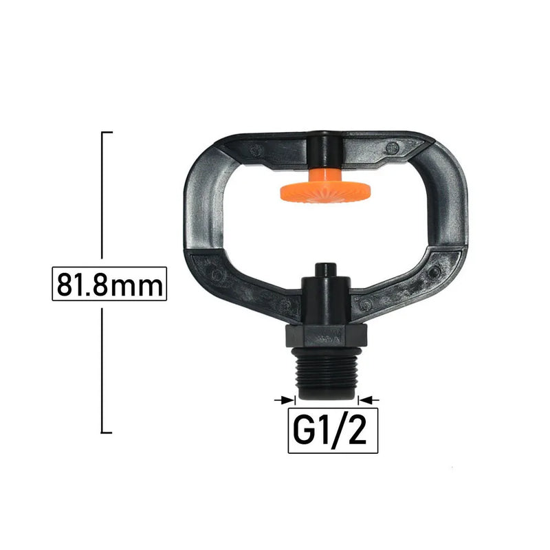 Aspersor Giratório 360° – Irrigação Automática para Jardim e Gramado