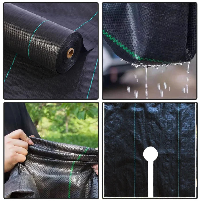 Manta Anti-Ervas 10un – Proteção Premium para Jardim e Lavoura