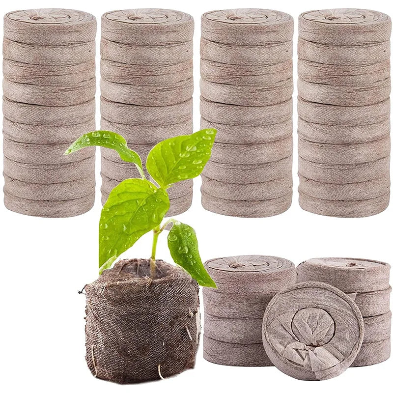 Bloco de Plantio de Fibra Natural – Solo Comprimido Substrato Natural e Sustentável