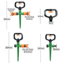 Aspersor Giratório 360° – Irrigação Automática para Jardim e Gramado