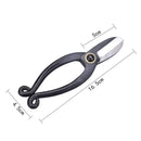 Tesoura de Poda Profissional em Aço Carbono – Cortador de Raízes e Bonsai