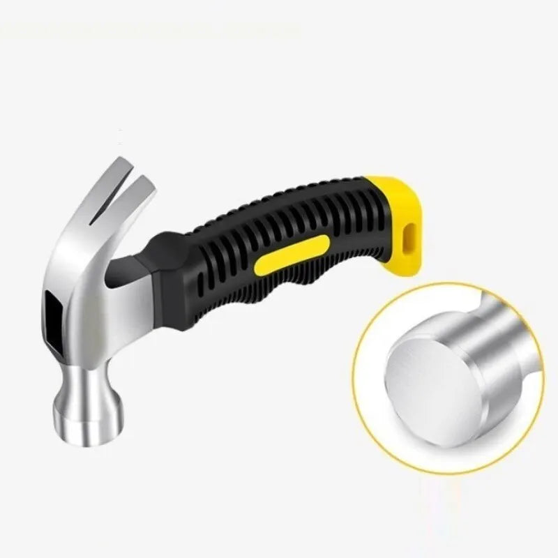 Mini Martelo de Garra Portátil 16cm – Aço Inoxidável com Cabo Ergonômico