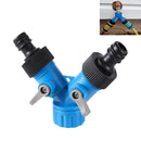 Conector Y com Válvula – Adaptador de Torneira 3/4" para Irrigação e Lavagem