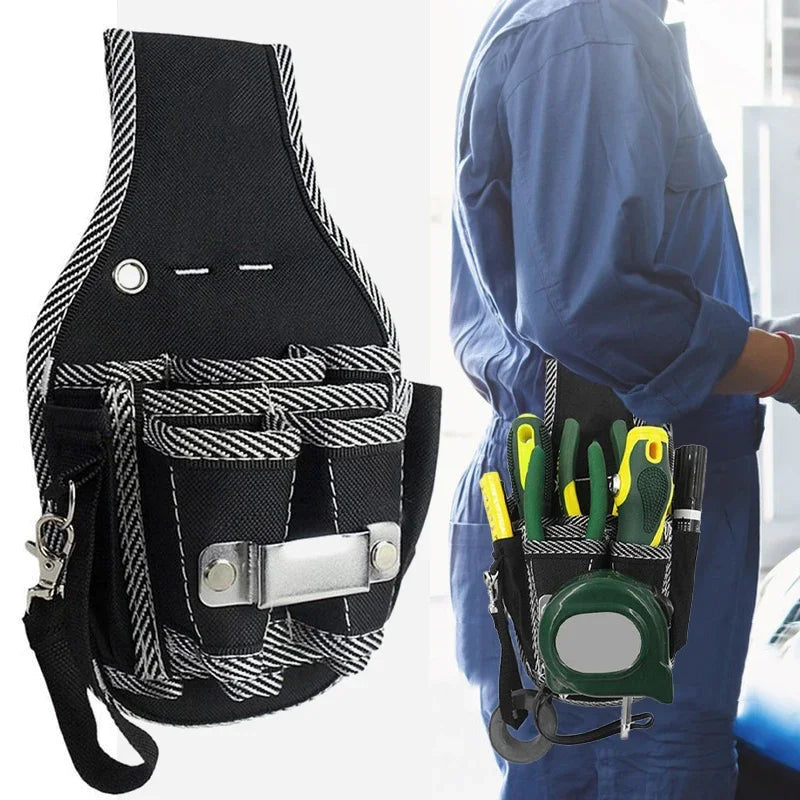 Bolsa de Ferramentas em Nylon 600D – Cinturão Organizador para Eletricista e Manutenção